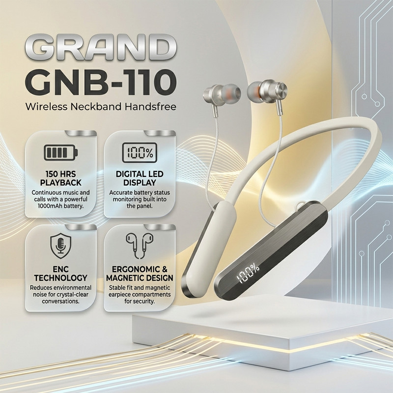 هدفون بلوتوثی گرند اسکای مدل GNB - 110