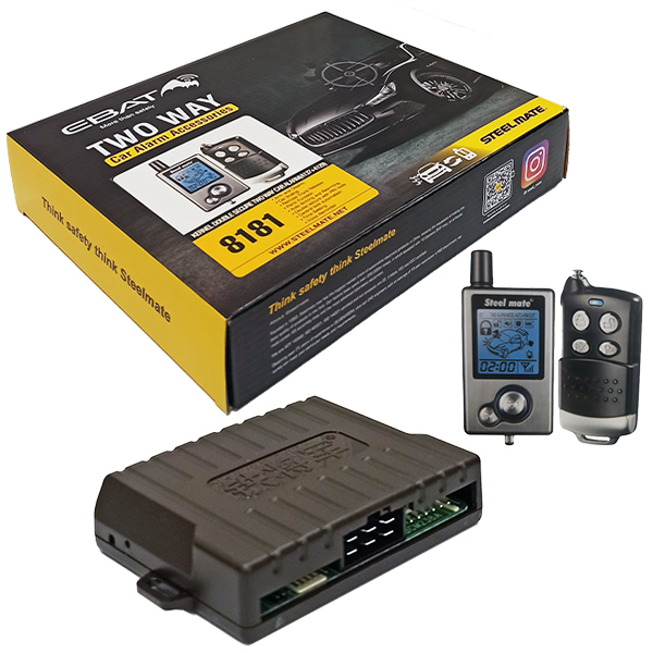 دزدگیر خودرو استیل میت مدل EBAT 8181 single