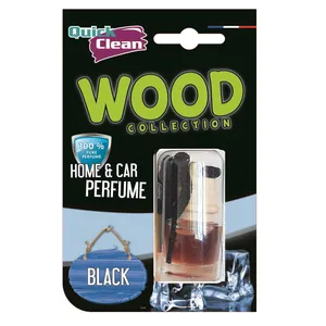 خوشبو کننده خودرو کوئیک کلین مدل WOOD Black با حجم 7 میلی لیتر