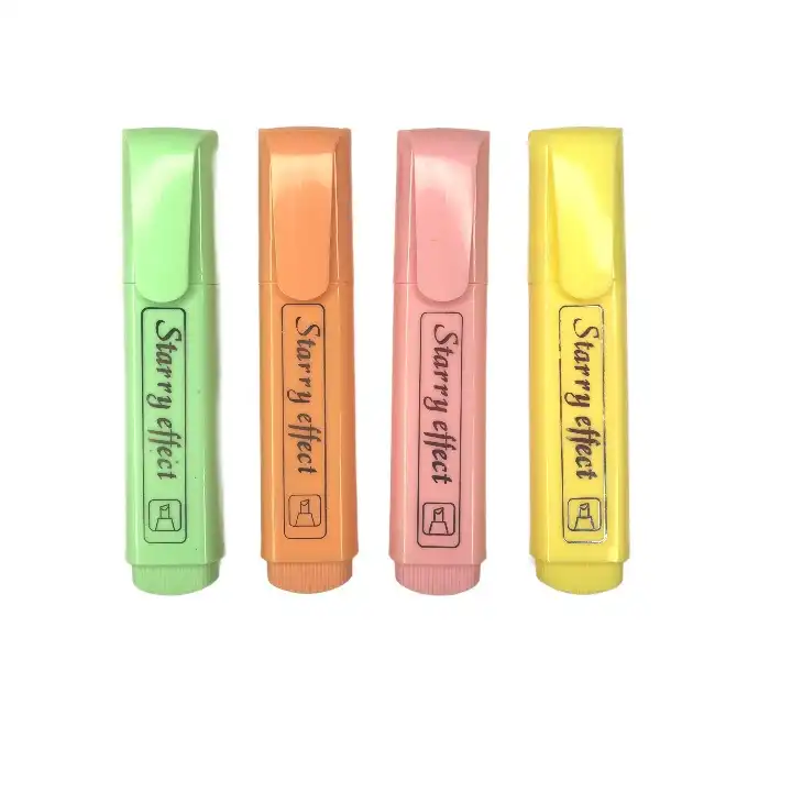 ماژیک علامت گذار مدل پاستلی بسته 4 عددی