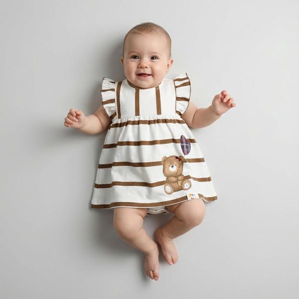 پیراهن نوزادی وان بای وان مدل همتا