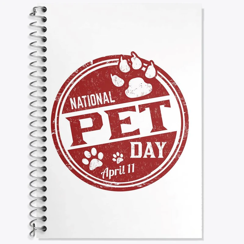 دفتر لغت 50 برگ خندالو مدل حمایت از حیوانات کد 27384