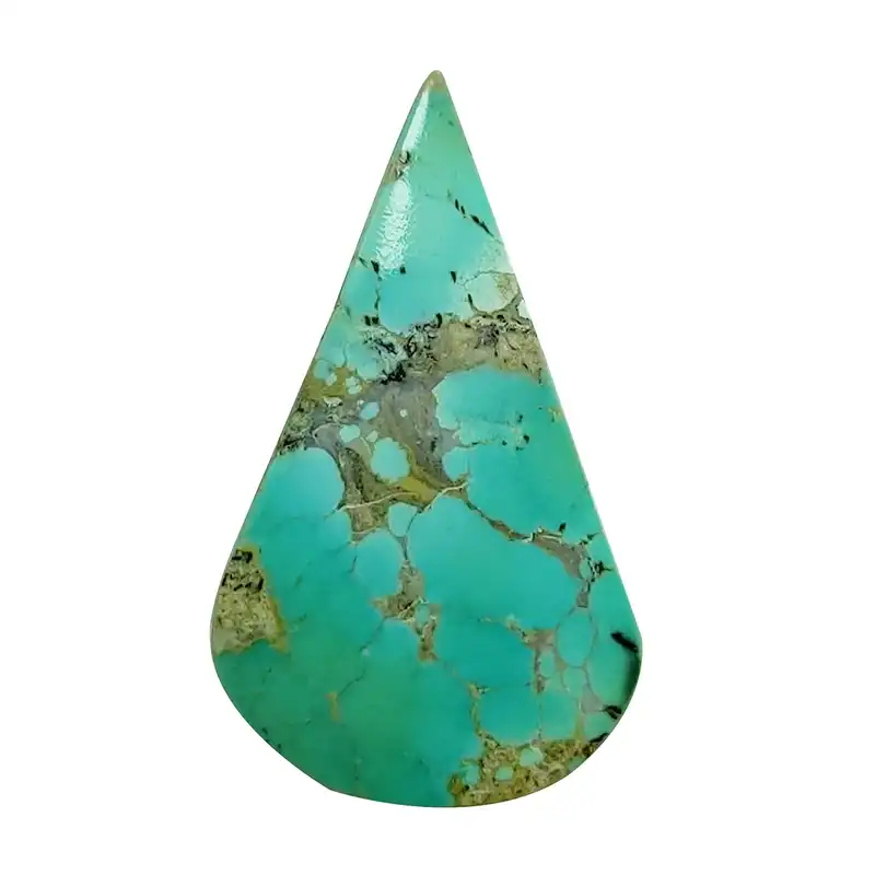 سنگ فیروزه سلین کالا مدل طبیعی اشکی کد Pc1-9