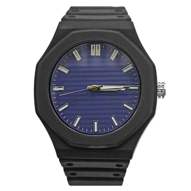 ساعت مچی عقربه‌ای کوارتز مردانه مدل بند پیو ضد آلرژی کد 108