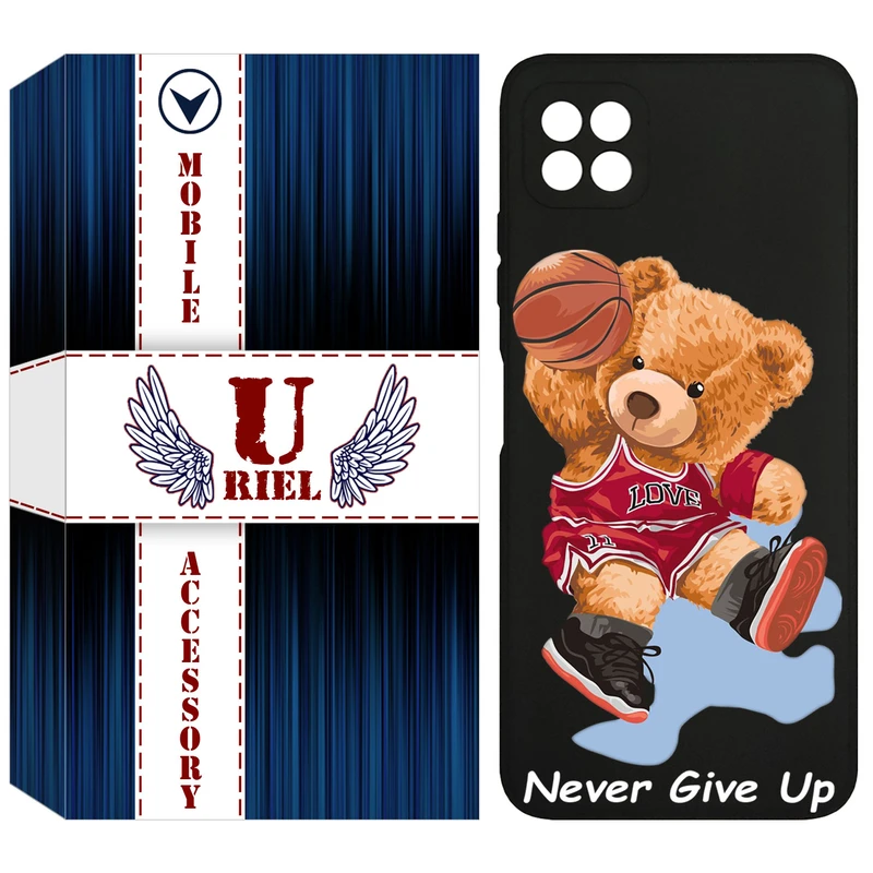 کاور یوریل مدل KSH کد 63 طرح خرس ورزشکار مناسب برای گوشی موبایل سامسونگ Galaxy A22 5G