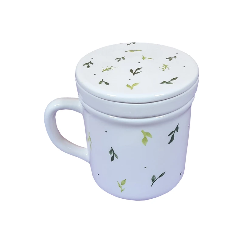 ماگ سرامیکی مدل دمنوش طرح برگ کد MG32