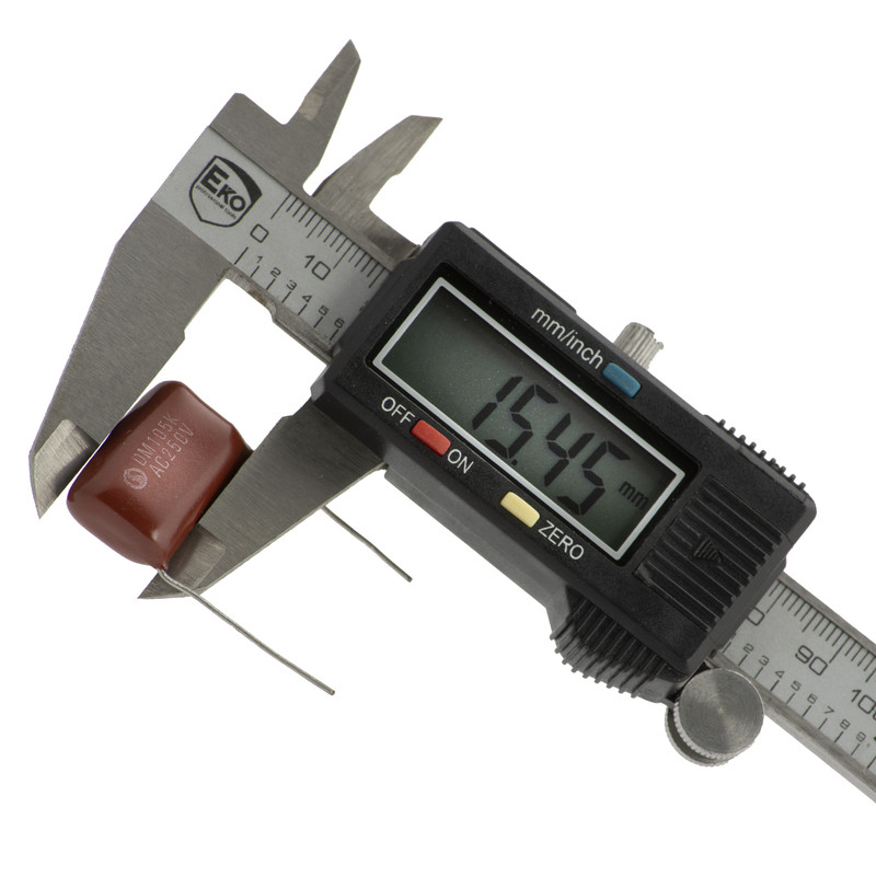 خازن پلی استر 1 میکرو فاراد مدل  105k بسته 2 عددی