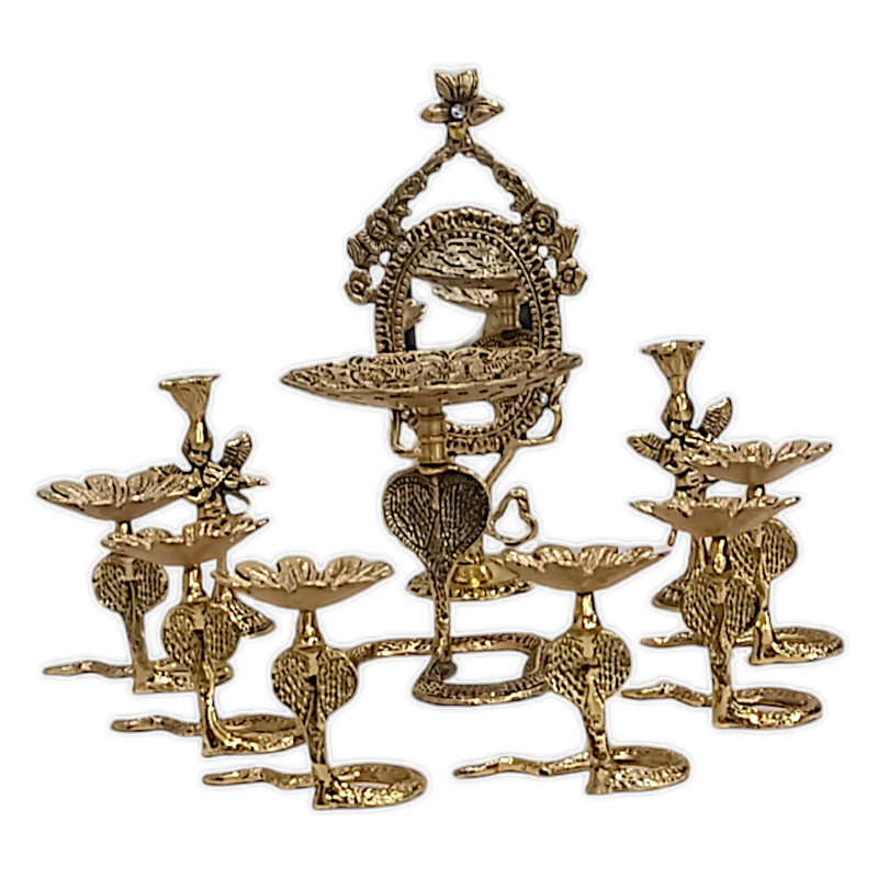 مجموعه ظروف هفت سین 10 پارچه مدل مار کد H-1316