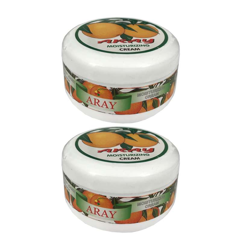 کرم مرطوب کننده آرای مدل پرتقال حجم 210 میلی لیتر مجموعه 2 عددی