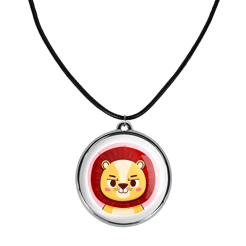 گردنبند خندالو مدل شیر حیوانات بامزه کد 3713837139