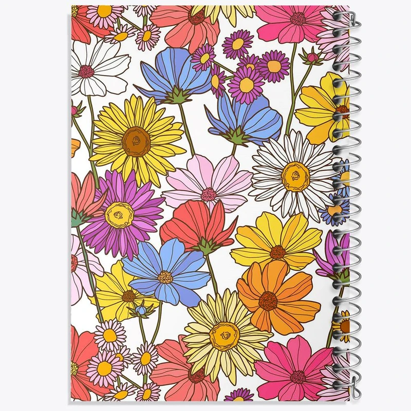 دفتر نقاشی 50 برگ خندالو مدل گل گلی کد 28999