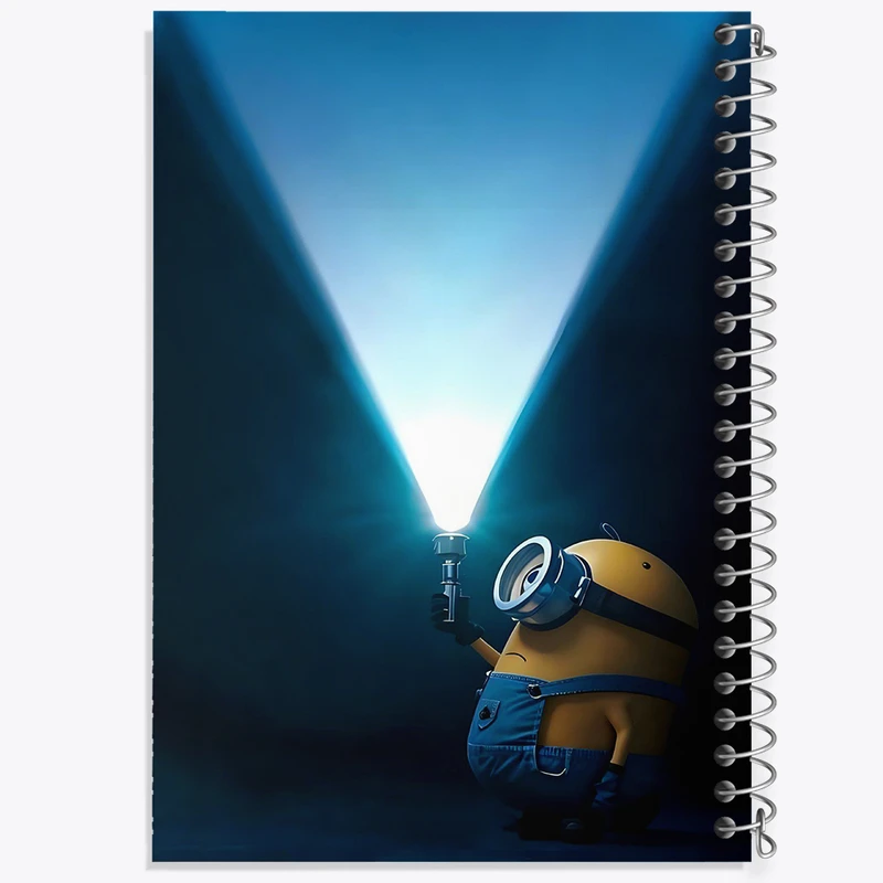 دفتر مشق 100 برگ خندالو طرح مینیون ها (Minions) کد F8299