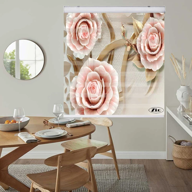 پرده زبرا کد کالا 3D1245 سایز 150x200 سانتی متر