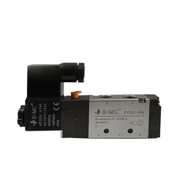 شیر برقی ای ام سی کد 1/4 2*5 RV5221-08QE2 مدل تک بوبین