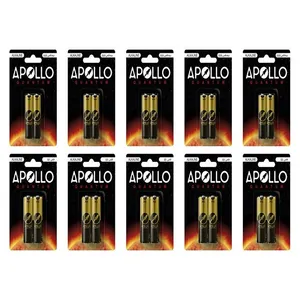 باتری قلمی و نیم قلمی آپولو مدل آلکالاین بسته 20 عددی