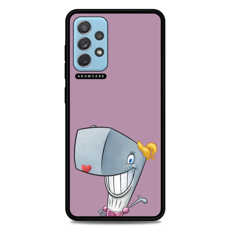 کاور آکام مدل AMC-WSGA72-SPONGE BOB17 مناسب برای گوشی موبایل سامسونگ Galaxy A72