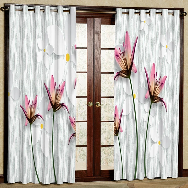 پرده مدل مخمل پانچی کد 7345 سایز 280x140 سانتی متر