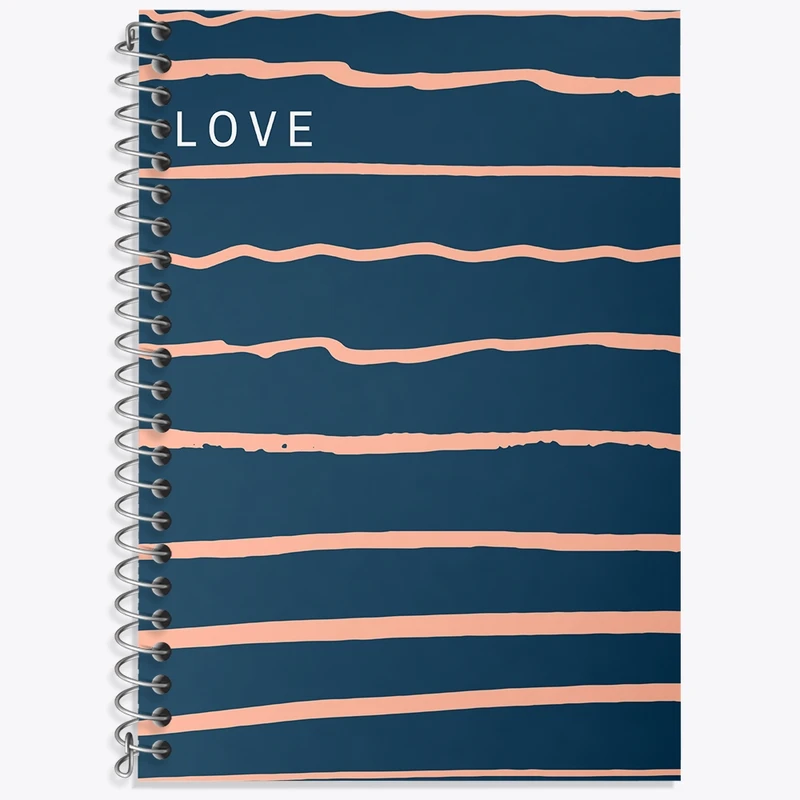 دفتر زبان 50 برگ خندالو مدل دو خط طرح فانتزی کد N1041