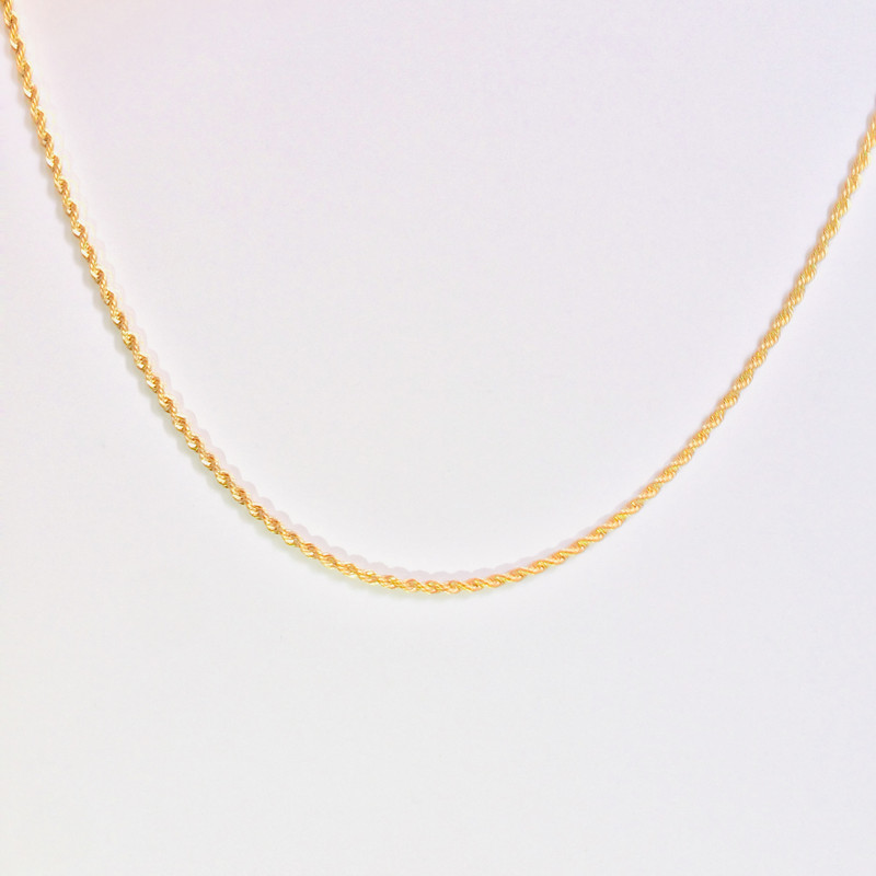 زنجیر زنانه مدل پیچی کد 125