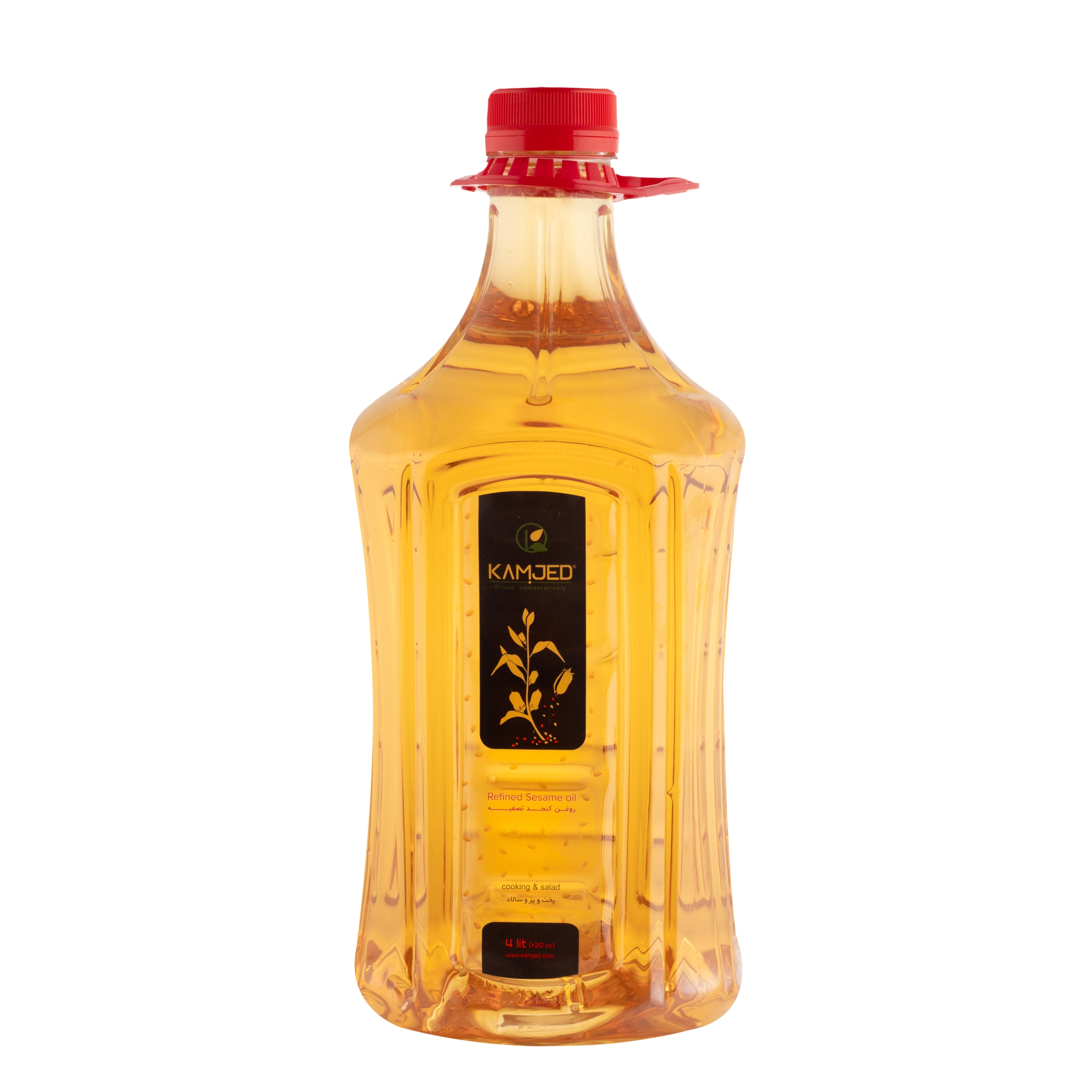 قیمت روز روغن کنجد تصفیه شده و بدون بو کامجد - 4 لیتر کالاهای اساسی و خواربار در تهران