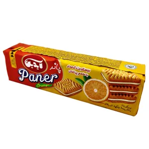 بیسکویت کرمدار پرتقالی آیدین - 115 گرم بسته 6 عددی