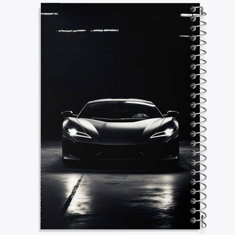 دفتر ژورنال نویسی 50 برگ خندالو مدل نقطه ای طرح ماشین اسپرت کد F2676