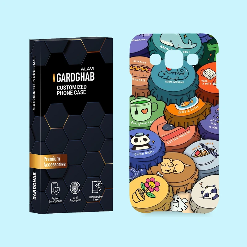 کاور گارد قاب علوی مدل کارتنی و انیمه مناسب برای گوشی موبایل سامسونگ Galaxy E5 2015