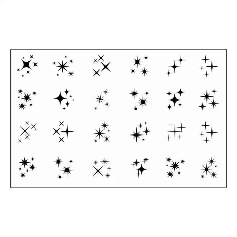 برچسب لنز ناخن مدل BLN4640