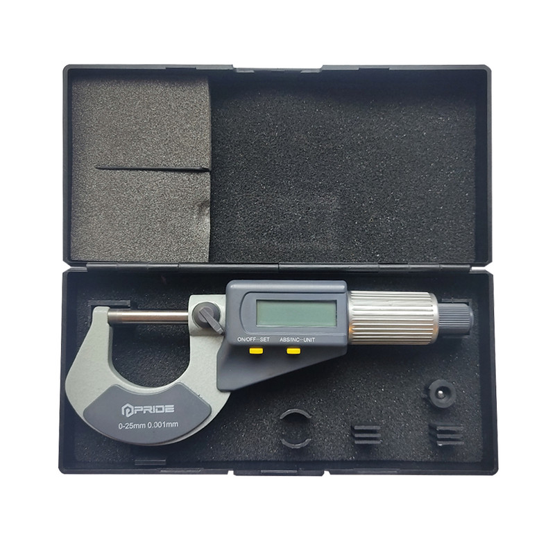 میکرومتر پراید مدل P8008-25 گستره 25-0 میلیمتر