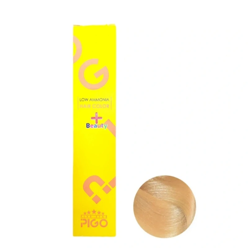 رنگ مو پیگو شماره 11.5 مدل پلاس بیوتی حجم 105 میلی لیتر رنگ بلوند طلایی پلاتینه خیلی روشن 
