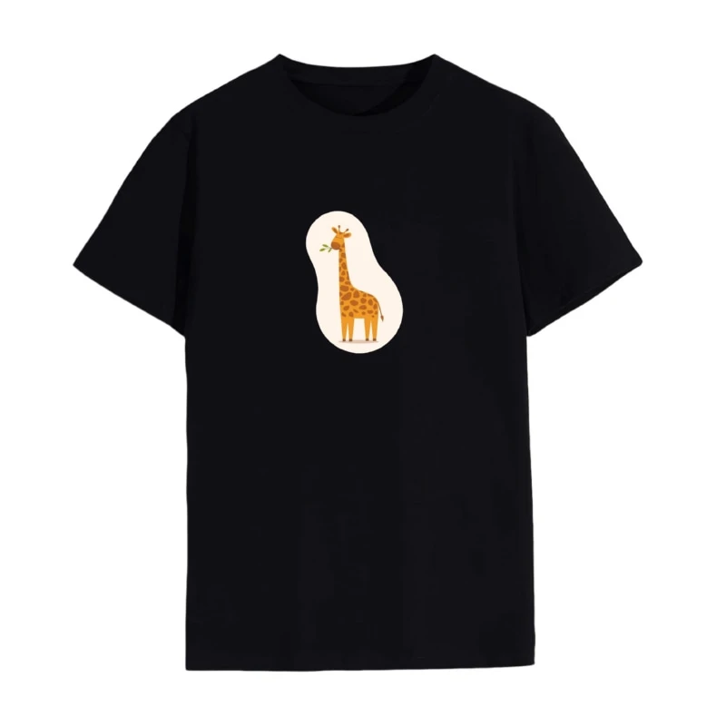 تی شرت لانگ زنانه مدل زرافه کد۲