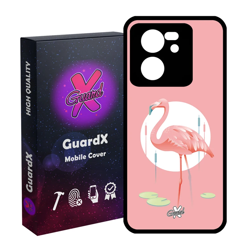 کاور گارد ایکس طرح Flamingo مدل Glass10084 مناسب برای گوشی موبایل شیائومی 13T/13T Pro/Redmi K60 Ultra