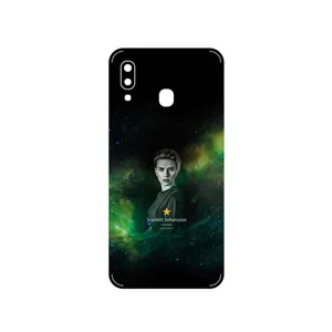 MAHOOT Scarlett Johansson Cover Sticker for Samsung Galaxy A20