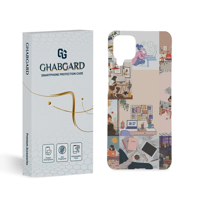 کاور قاب گارد مدل دخترانه مناسب برای گوشی موبایل سامسونگ Galaxy M12