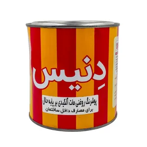 پوشرنگ روغنی مات آلکیدی سفید دنیس مدل D W وزن 980 گرم 