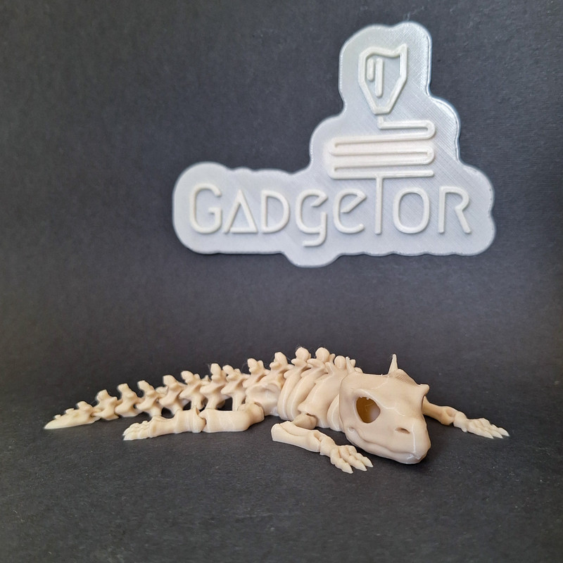 اکشن فیگور مدل سوسمار شاخدار AF02