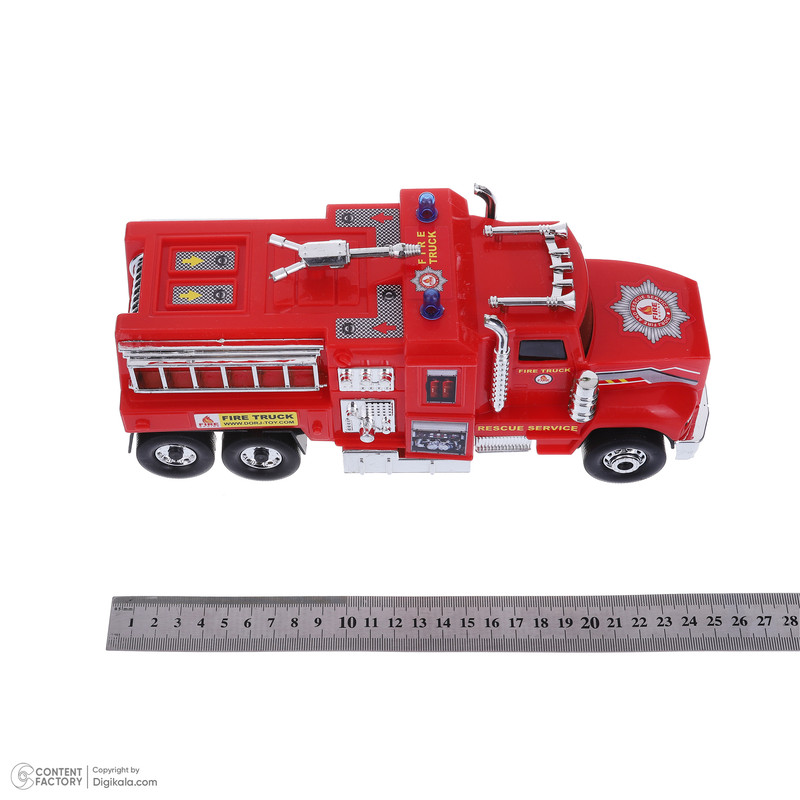 ماشین بازی مدل آتش نشانی اسباب بازی دورج توی طرح Fire Truck