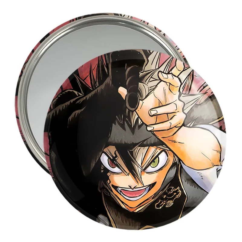 آینه جیبی خندالو مدل آستا انیمه بلک کلاور Black Clover  کد 11742