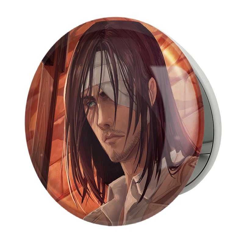 آینه جیبی خندالو طرح ارن یگر انیمه اتک آن تایتان Attack on Titan مدل تاشو کد 18534 