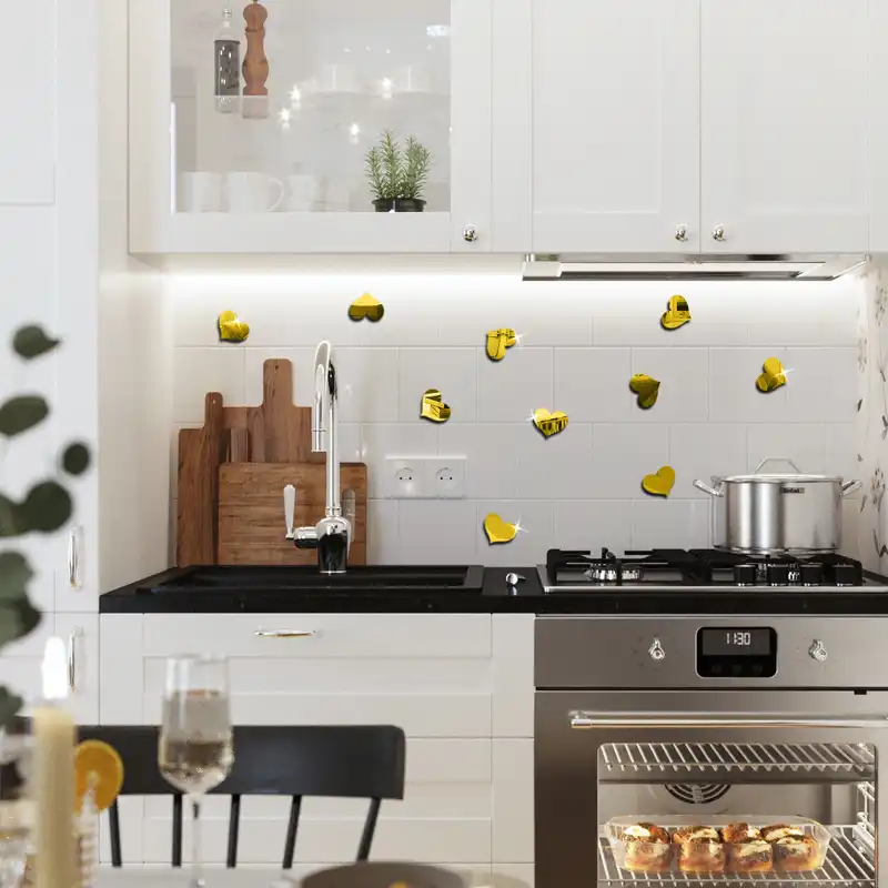 آینه اِلِنسی مدل قلب بسته 5 عددی