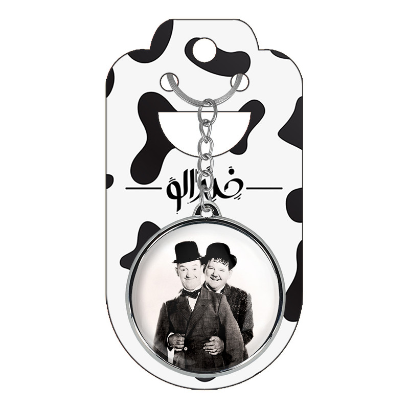 جاکلیدی خندالو طرح لورل و هاردی و وودی آلن مدل دوطرفه کد 1005310056 جاکلیدی خندالو طرح لورل و هاردی و وودی آلن مدل دوطرفه کد 1005310056