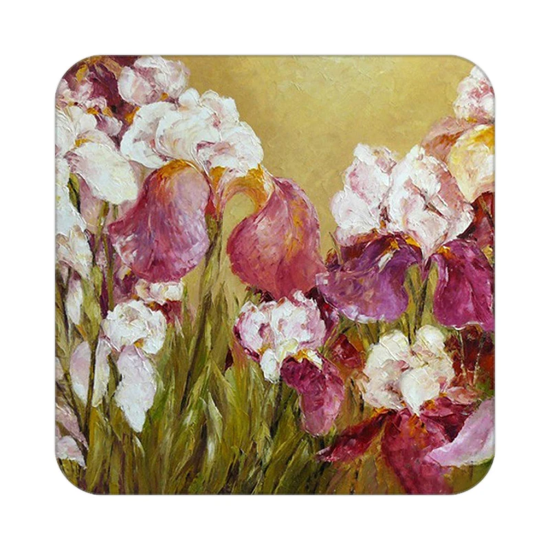 زیر لیوانی کاکتی طرح نقاشی رنگ روغن مدل mg10383