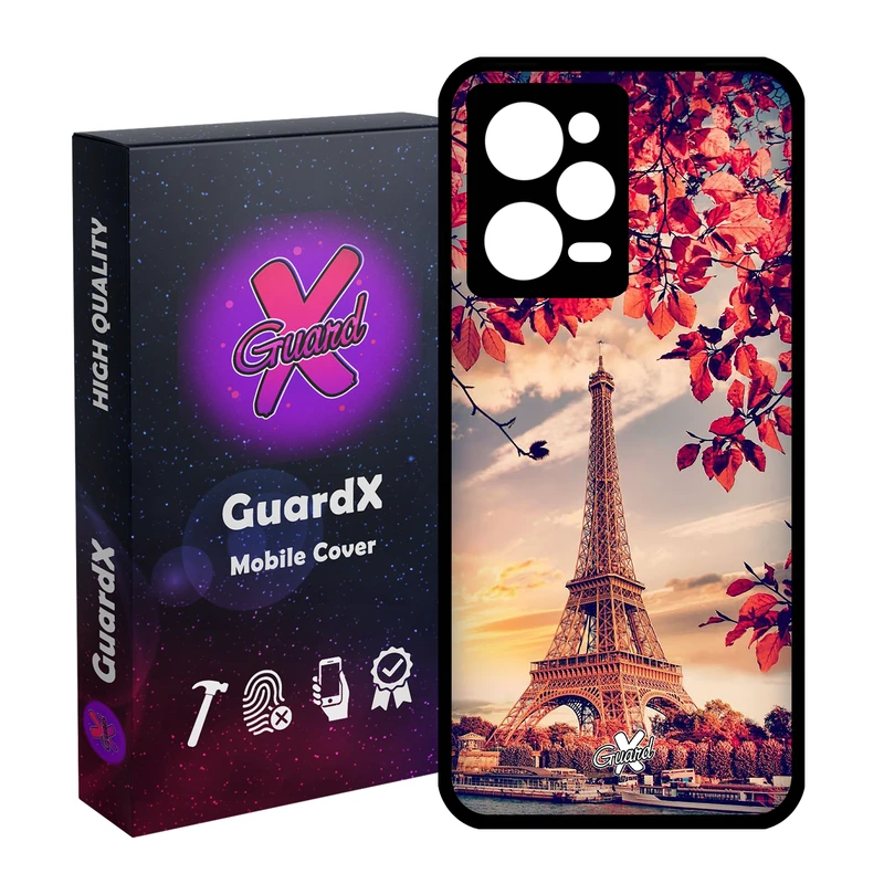 کاور گارد ایکس طرح Eiffel Tower مدل Glass10125 مناسب برای گوشی موبایل شیائومی Redmi Note 12 Pro 5G/Poco X5 Pro 5G/Note 12 Pro Pro speed