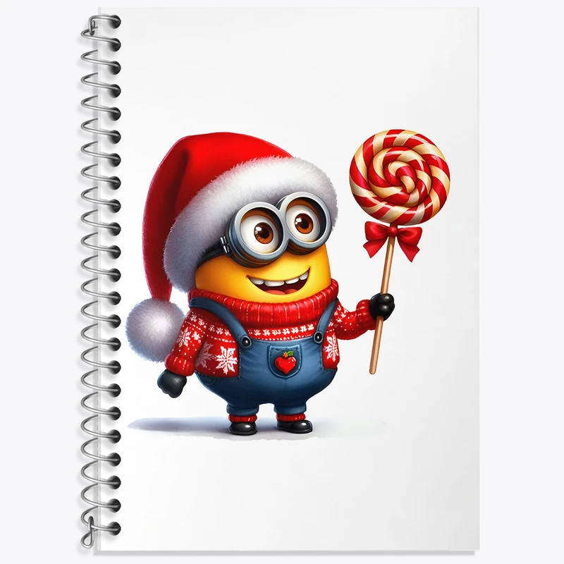 دفتر نت موسیقی 50 برگ خندالو طرح مینیون ها (Minions) کد F8391