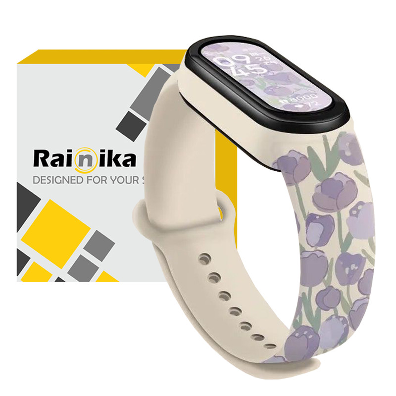 بند رینیکا مدل 7-Tulip MI مناسب برای مچ بند هوشمند شیائومی 7 Mi Band