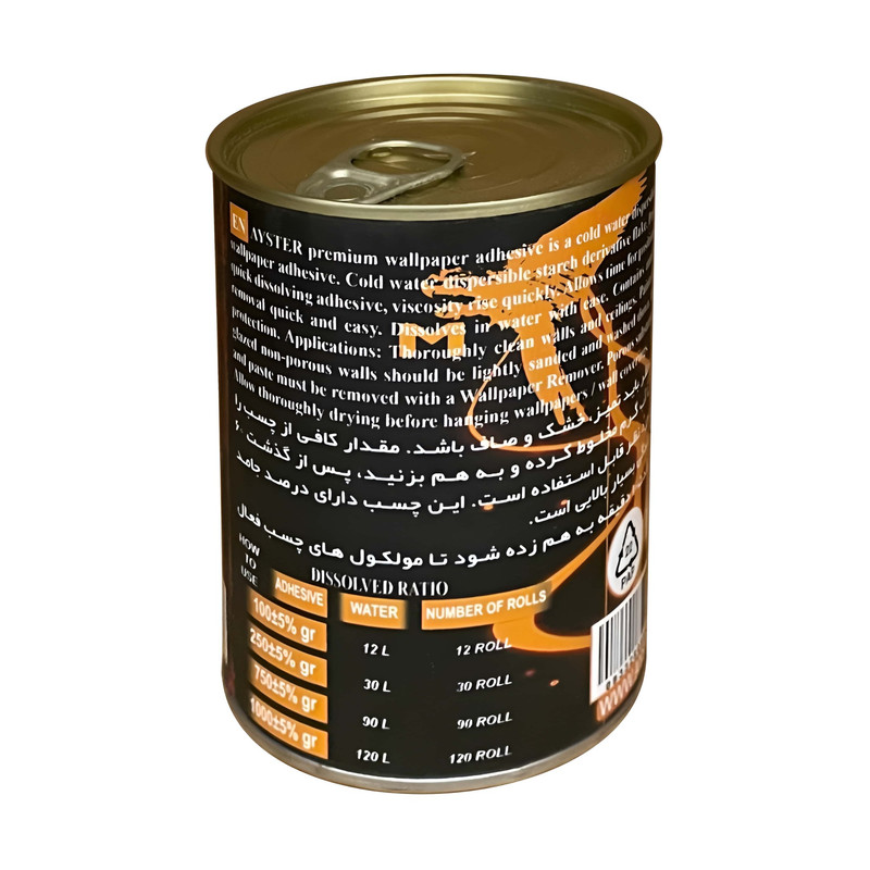 چسب کاغذ دیواری آیستر مدل گلد وزن 100 گرم