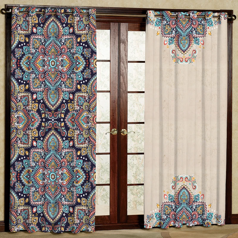 پرده مدل مخمل پانچی کد 150 سایز 140x280 سانتی متر