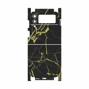 MAHOOT Graphite-Gold-Marble-FullSkin Cover Sticker for Samsung Galaxy Z Flip3 5G