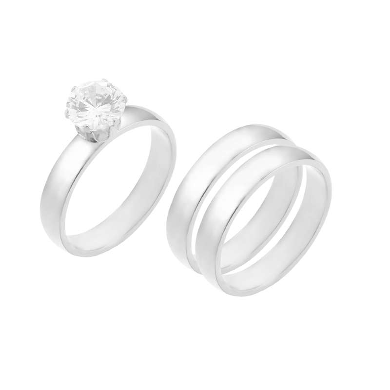 انگشتر زنانه ماصرم کد Ri3012 مجموعه 3 عددی