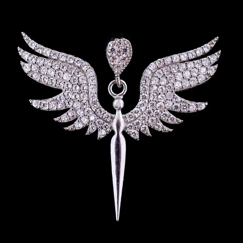 گردنبند نقره زنانه مدل فرشته AMT_M015